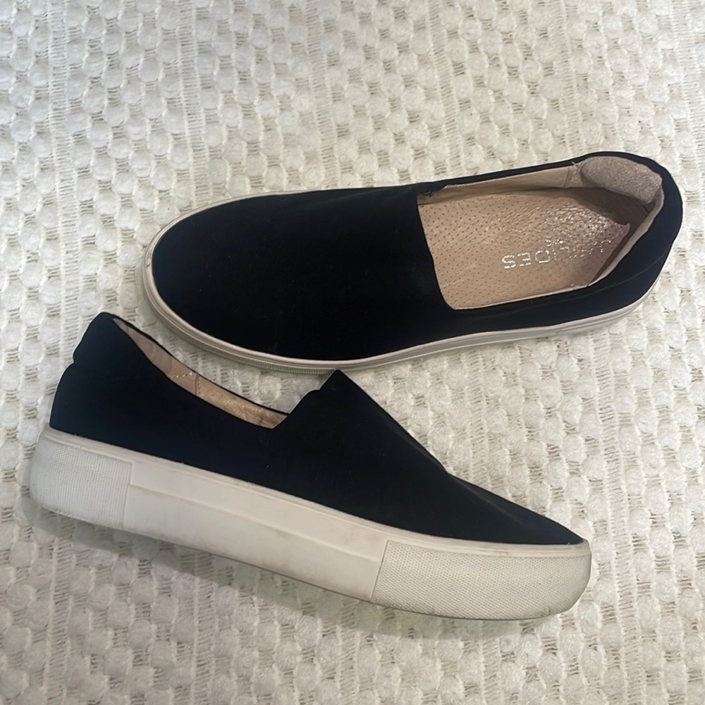 J/Slides Abba Slip-On Platform Sneaker